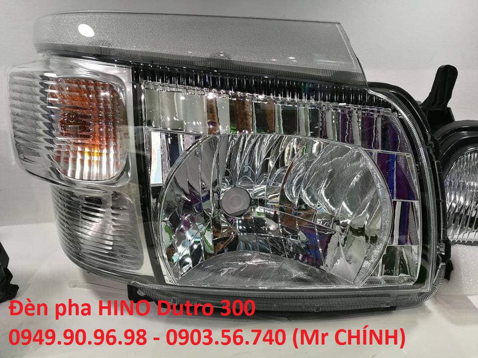 Đèn pha HINO Dutro 300 I Phụ tùng Hino 300 chính hãng, mới 100%