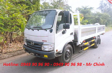 Xe tải HINO XZU342L 3,5 tấn thùng lửng