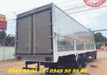 Xe tải thùng cánh dơi Dongben 770kg  Xe tải bán hàng lưu động Dongben 770kg