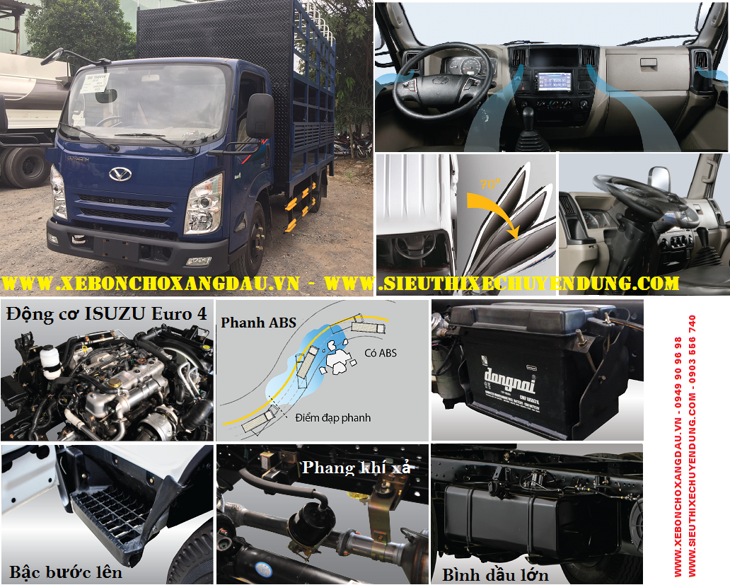 xe tải IZ65 chở xe máy, xe chở xe máy 2 tầng, xe chở xe máy giá rẻ, Xe chở xe máy 2 tấn, mua xe chở xe máy, giá xe tải chở xe máy 2 tầng, Công ty tnhh xe chuyên dùng An Khang, Công ty cp sài gòn chuyên dùng.
